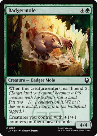 Badgermole (TLA-166) - common - Foil