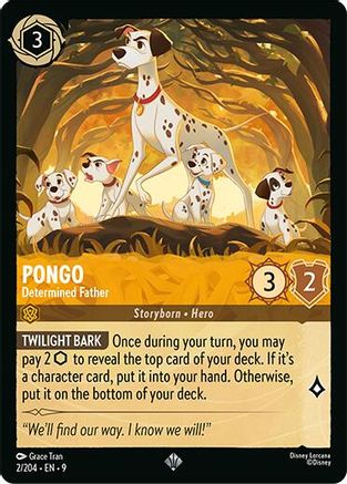 Pongo - Determined Father (2/204) - F - Super Rare