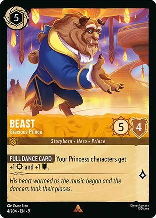 Beast - Gracious Prince (4/204) - F - Rare - Cold Foil