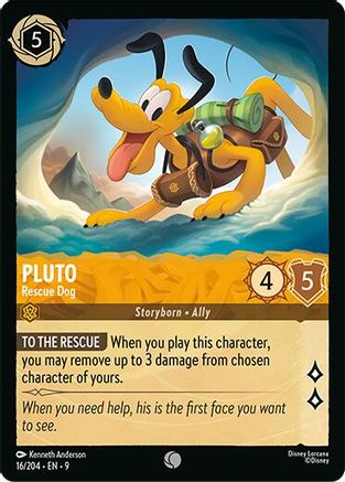 Pluto - Rescue Dog (16/204) - F - Common - Cold Foil