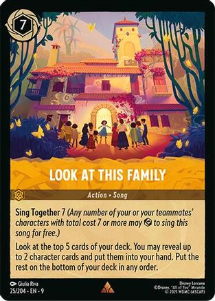 Look at This Family (25/204) - F - Rare