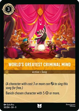 World's Greatest Criminal Mind (30/204) - F - Uncommon