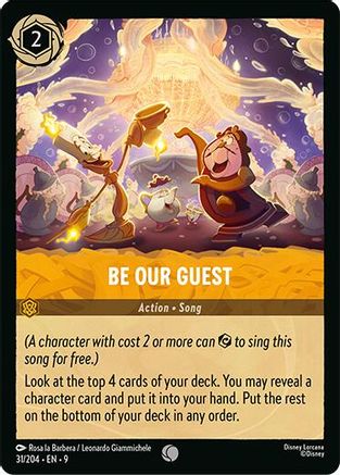 Be Our Guest (31/204) - F - Common - Cold Foil
