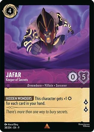 Jafar - Keeper of Secrets (38/204) - F - Rare
