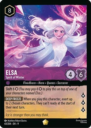 Elsa - Spirit of Winter (43/204) - F - Legendary