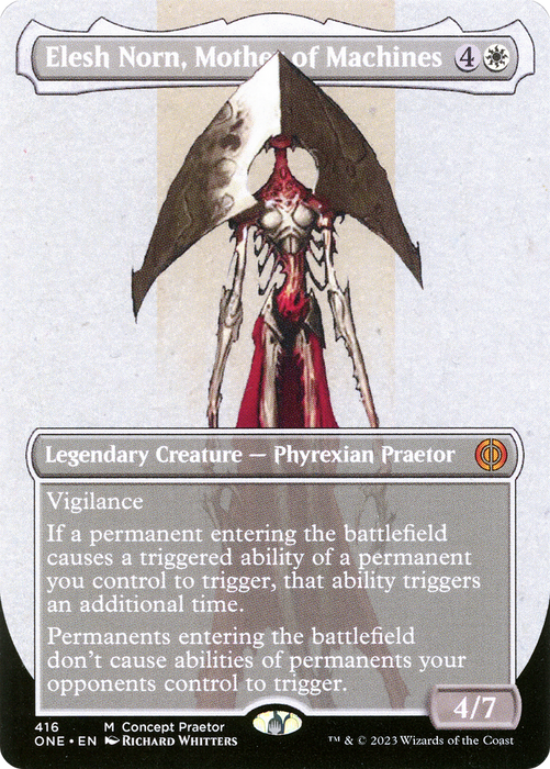 Elesh Norn, Mother of Machines (ONE-416) - mythic (Borderless)