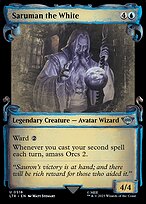 Saruman the White (LTR-518) - uncommon: (Showcase)