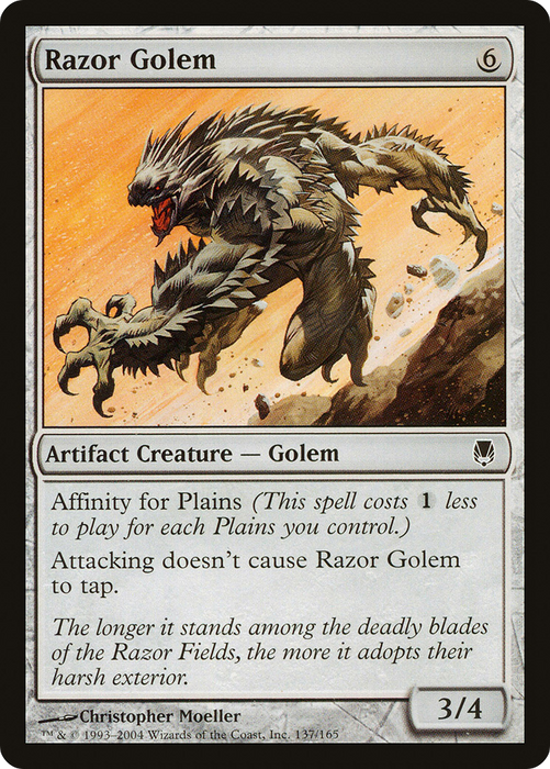 Razor Golem (DST-137) - common - Foil