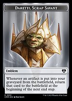 Daretti, Scrap Savant Emblem (TCMM-051) - common - Foil