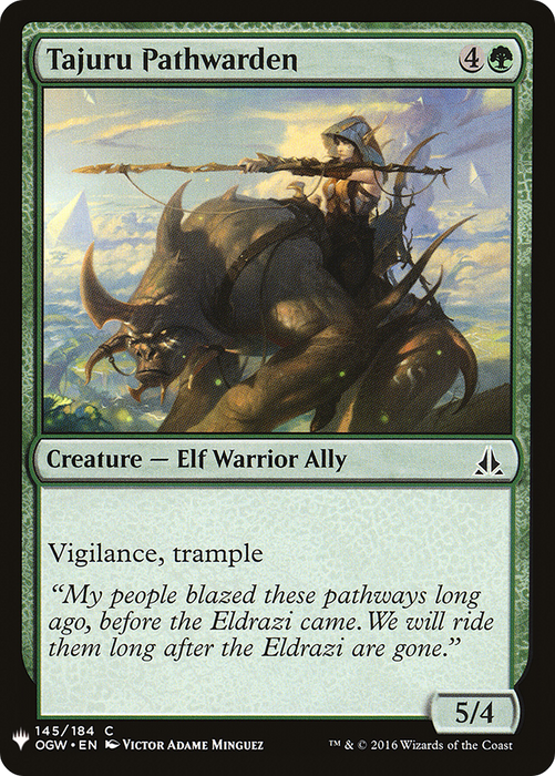 Tajuru Pathwarden (LIST-OGW-145) - common