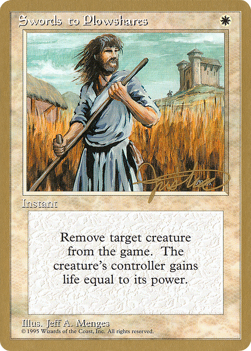 Swords to Plowshares (WCD-MJ52) - uncommon