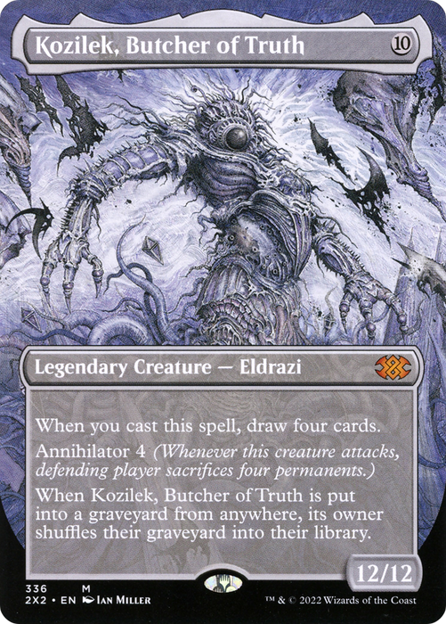Kozilek, Butcher of Truth (2X2-336) - mythic (Borderless)