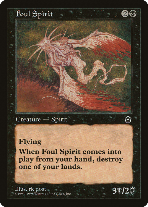 Foul Spirit (P02-073) - uncommon