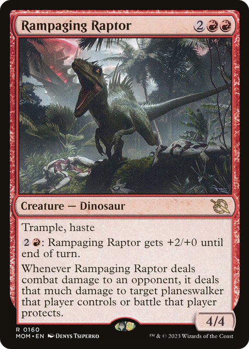 Rampaging Raptor (MOM-160) - rare - Foil