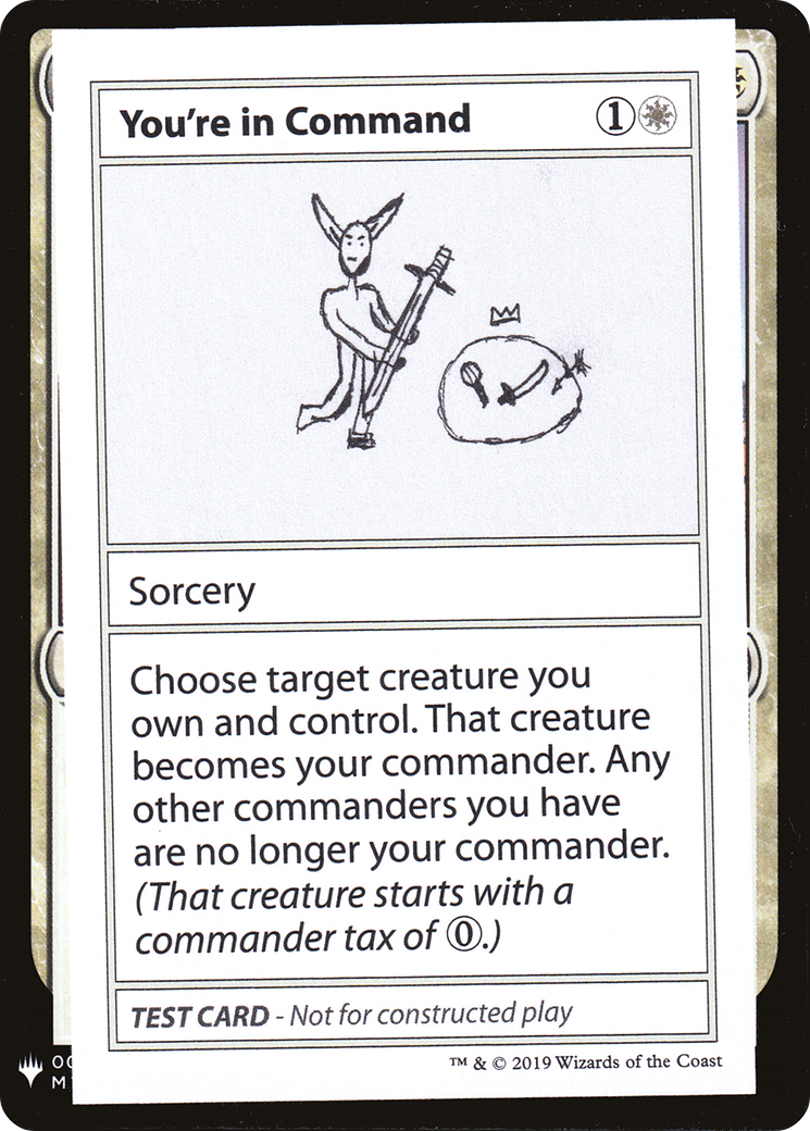 You're in Command (CMB1-015) - rare