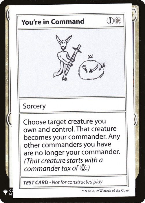 You're in Command (CMB1-015) - rare