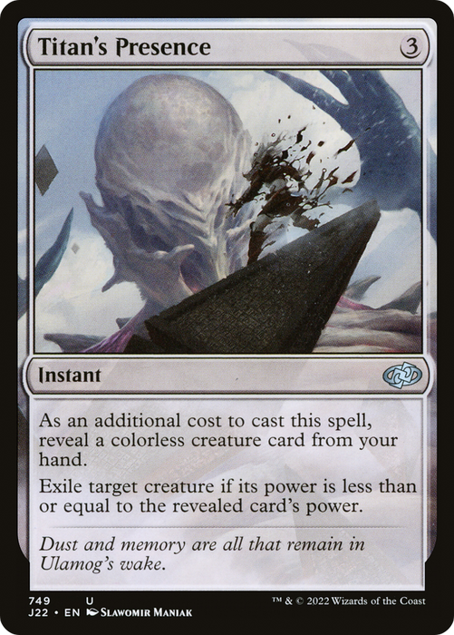 Titan's Presence (J22-749) - uncommon