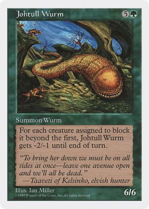 Johtull Wurm (5ED-306) - uncommon