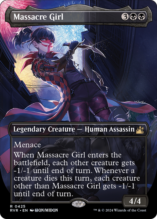 Massacre Girl (RVR-425) - rare (Borderless) - Foil