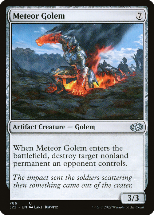Meteor Golem (J22-786) - uncommon