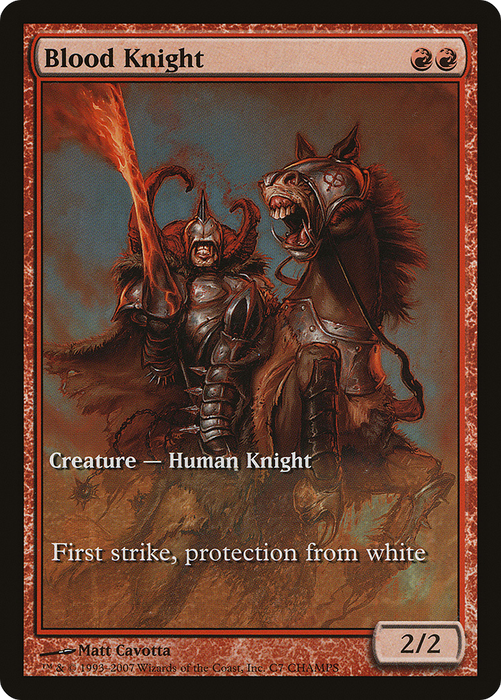 Blood Knight (CHAMPS-007) - rare