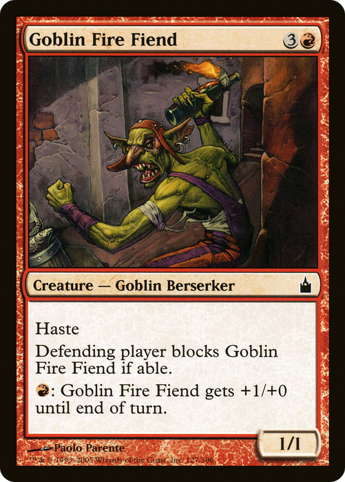 Goblin Fire Fiend (RAV-127) - common