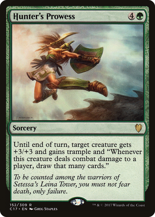 Hunter's Prowess (C17-152) - rare