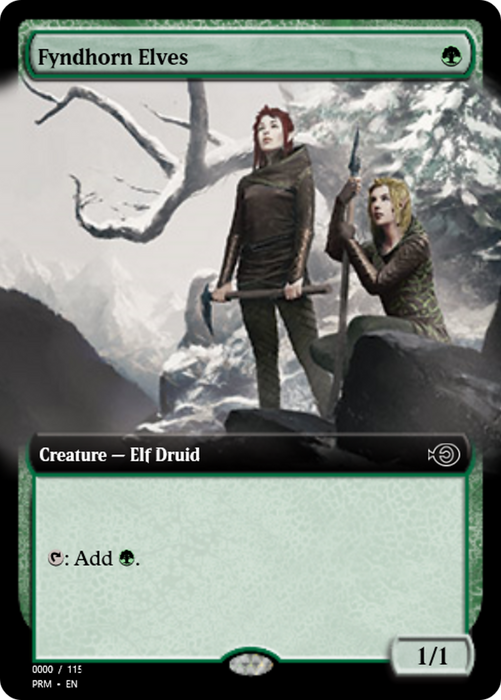 Fyndhorn Elves (PRM-86118) - common - Foil
