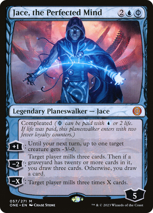 Jace, the Perfected Mind (ONE-057) - mythic - Foil