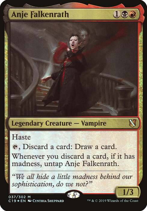 Anje Falkenrath (OVER-037) - mythic - Foil