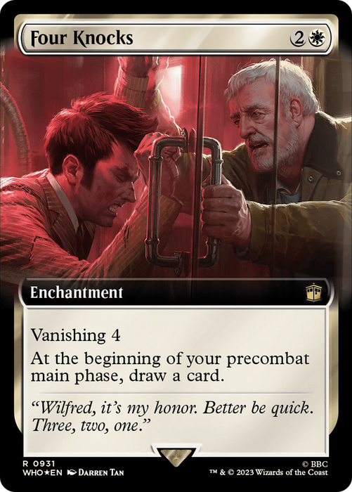 Four Knocks (WHO-931) - rare: (Extended Art) - Foil