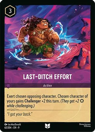 Last-Ditch Effort (62/204) - F - Uncommon - Cold Foil