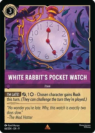 White Rabbit's Pocket Watch (66/204) - F - Rare