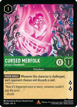 Cursed Merfolk - Ursula's Handiwork (71/204) - F - Rare