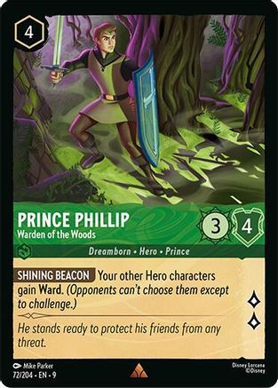 Prince Phillip - Warden of the Woods (72/204) - F - Rare