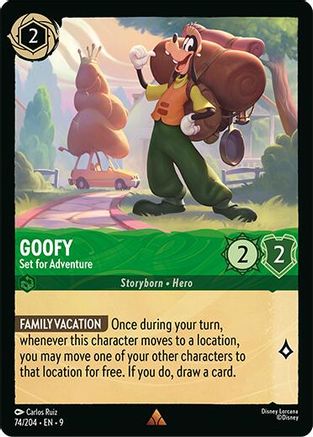 Goofy - Set for Adventure (74/204) - F - Rare