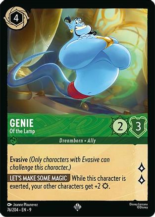 Genie - Of the Lamp (76/204) - F - Super Rare