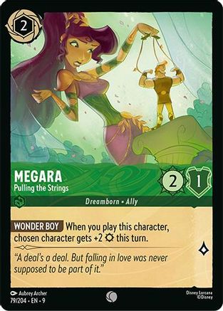 Megara - Pulling the Strings (79/204) - F - Common - Cold Foil