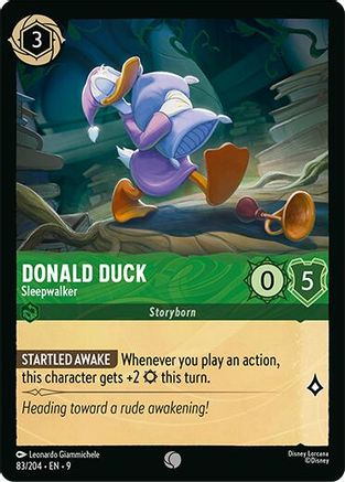 Donald Duck - Sleepwalker (83/204) - F - Common