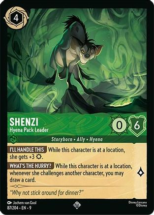 Shenzi - Hyena Pack Leader (87/204) - F - Super Rare