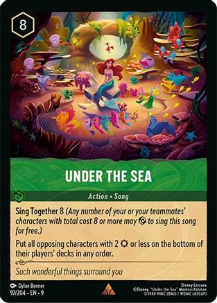 Under the Sea (97/204) - F - Rare - Cold Foil
