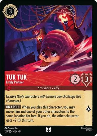 Tuk Tuk - Lively Partner (129/204) - F - Uncommon - Cold Foil
