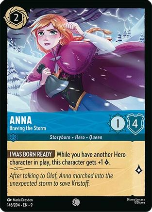 Anna - Braving the Storm (146/204) - F - Common - Cold Foil