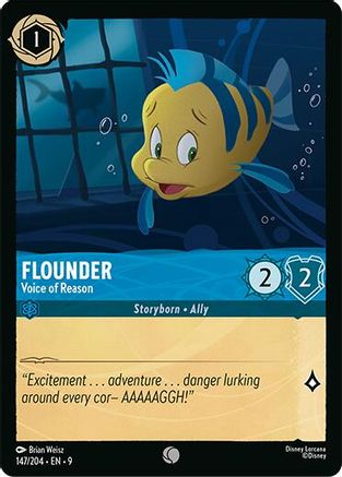 Flounder - Voice of Reason (147/204) - F - Common - Cold Foil
