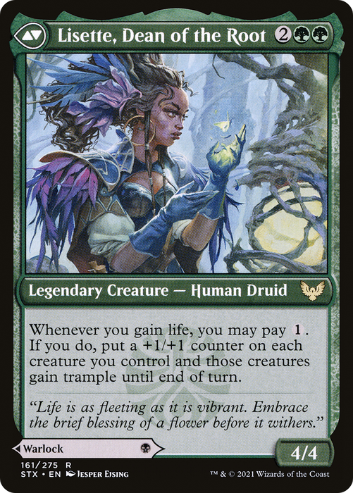 Valentin, Dean of the Vein // Lisette, Dean of the Root (STX-161) - rare - Foil