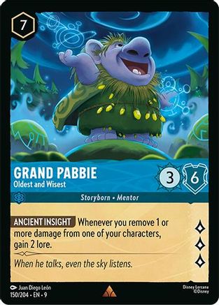 Grand Pabbie - Oldest and Wisest (150/204) - F - Rare - Cold Foil