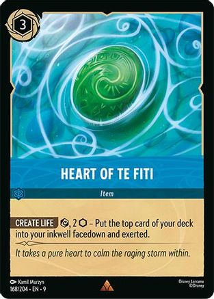 Heart of Te Fiti (168/204) - F - Rare - Cold Foil