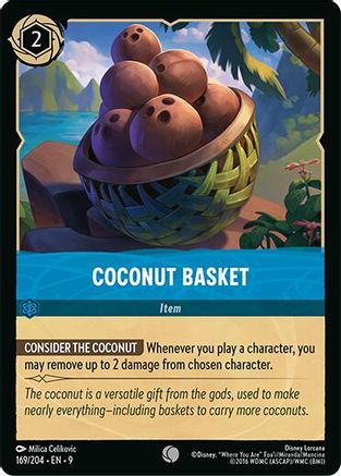 Coconut Basket (169/204) - F - Common - Cold Foil