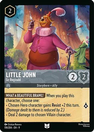 Little John - Sir Reginald (176/204) - F - Uncommon - Cold Foil