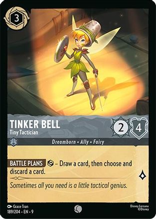 Tinker Bell - Tiny Tactician (189/204) - F - Common